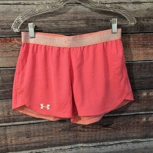 Under Armour Size Small Hot Pink Loose Fit Shorts